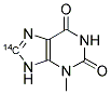 3-METHYLXANTHINE [8-14C] Struktur