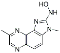 2-HYDROXYAMINO-3,8-DIMETHYLIMIDAZO[4,5-F]QUINOXALINE Struktur