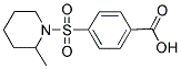 4-[(2-METHYLPIPERIDIN-1-YL)SULFONYL]BENZOIC ACID Struktur