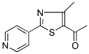 1-[4-METHYL-2-(4-PYRIDINYL)-1,3-THIAZOL-5-YL]-1-ETHANONE Struktur