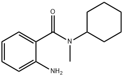 2-AMINO-N-CYCLOHEXYL-N-METHYL-BENZAMIDE Struktur