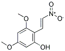 1-(4,6-DIMETHOXY-2-HYDROXYPHENYL)-2-NITROETHENE Struktur