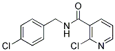 2-CHLORO-N-(4-CHLOROBENZYL)NICOTINAMIDE Struktur