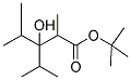 TERT-BUTYL 3-HYDROXY-3-ISOPROPYL-2,4-DIMETHYLPENTANOATE Struktur