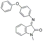 1-METHYL-3-[(4-PHENOXYPHENYL)IMINO]-1,3-DIHYDRO-2H-INDOL-2-ONE Struktur