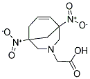 (1,5-BISNITRO-3-AZABICYCLO[3.3.1]NON-6-EN-3-YL)ACETIC ACID Struktur