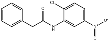 N-(2-CHLORO-5-NITROPHENYL)-2-PHENYLETHANAMIDE Struktur