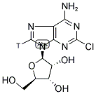 2-CHLOROADENOSINE, [8-3H]- Struktur