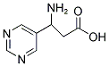 3-AMINO-3-PYRIMIDIN-5-YL-PROPIONIC ACID Struktur