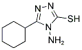 4-AMINO-5-CYCLOHEXYL-4H-1,2,4-TRIAZOLE-3-THIOL Struktur