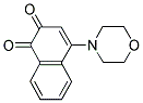 4-MORPHOLIN-4-YLNAPHTHALENE-1,2-DIONE Struktur