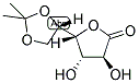 5,6-O-(R)-ISOPROPYLIDENE-L-GLUCONIC ACID-1,4-LACTONE Struktur