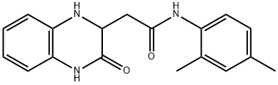 N-(2,4-DIMETHYL-PHENYL)-2-(3-OXO-1,2,3,4-TETRAHYDRO-QUINOXALIN-2-YL)-ACETAMIDE Struktur