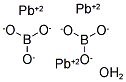 LEAD BORATE H2O Struktur