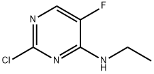 N-(2-CHLORO-5-FLUORO-4-PYRIMIDINYL)-N-ETHYLAMINE Struktur