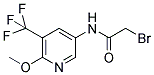 2-BROMO-N-[6-METHOXY-5-(TRIFLUOROMETHYL)PYRIDIN-3-YL]ACETAMIDE Struktur