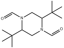 2,5-DITERT-BUTYLPIPERAZINE-1,4-DICARBALDEHYDE Struktur