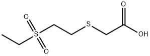 (2-ETHANESULFONYL-ETHYLSULFANYL)-ACETIC ACID Struktur