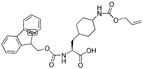 FMOC-L-CIS/TRANS-CHA(4-NH-ALLOC) Struktur