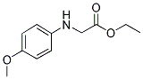 ETHYL [(4-METHOXYPHENYL)AMINO]ACETATE Struktur