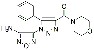 [1-(4-AMINO-1,2,5-OXADIAZOL-3-YL)-5-PHENYL-1H-1,2,3-TRIAZOL-4-YL](MORPHOLINO)METHANONE Struktur