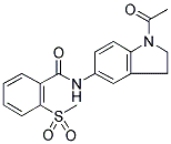 N-(1-ACETYL-2,3-DIHYDRO-INDOL-5-YL)-2-(METHYLSULPHONYL)BENZAMIDE