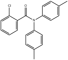2-CHLORO-N,N'-DI-P-TOLYLBENZAMIDE Struktur