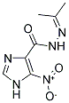 N'-(1-METHYLETHYLIDENE)-5-NITRO-1H-IMIDAZOLE-4-CARBOHYDRAZIDE Struktur