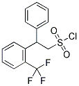 2-(2-TRIFLUOROMETHYLPHENYL)-2-PHENYLETHYLSULFONYLCHLORIDE Struktur