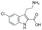 3-(2-AMINOETHYL)-5-CHLORO-1H-INDOLE-2-CARBOXYLIC ACID Struktur