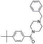 4-(TERT-BUTYL)PHENYL 4-BENZYLPIPERAZINYL KETONE Struktur