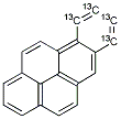 BENZO(A)PYRENE-13C4 Struktur