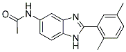 N-[2-(2,5-DIMETHYL-PHENYL)-1H-BENZOIMIDAZOL-5-YL]-ACETAMIDE Struktur