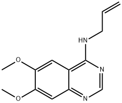 N-ALLYL-6,7-DIMETHOXY-4-QUINAZOLINAMINE Struktur