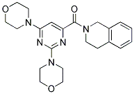 2-[(2,6-DIMORPHOLINOPYRIMIDIN-4-YL)CARBONYL]-1,2,3,4-TETRAHYDROISOQUINOLINE