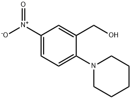 (5-NITRO-2-PIPERIDINOPHENYL)METHANOL Struktur