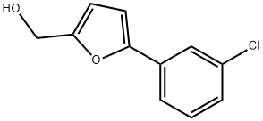 [5-(3-CHLORO-PHENYL)-FURAN-2-YL]-METHANOL Struktur