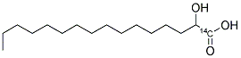 HYDROXYPALMITIC ACID ALPHA-DL [1-14C] Struktur