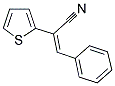 3-PHENYL-2-THIEN-2-YLACRYLONITRILE Struktur