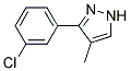 3-(3-CHLORO-PHENYL)-4-METHYL-1H-PYRAZOLE Struktur