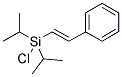 PHENYLETHENYLDIISOPROPYLCHLOROSILANE Struktur