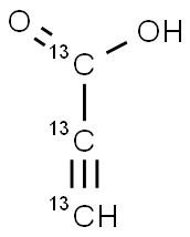 PROPIOLIC ACID (13C3) Struktur