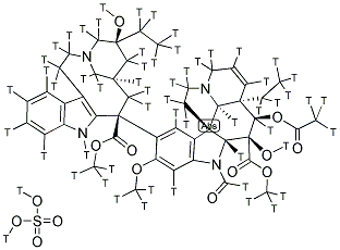 VINCRISTINE SULFATE [3H(G)] Struktur