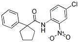 N-(4-CHLORO-2-NITROPHENYL)(PHENYLCYCLOPENTYL)FORMAMIDE Struktur