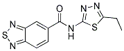 N-(5-ETHYL-1,3,4-THIADIAZOL-2-YL)-2,1,3-BENZOTHIADIAZOLE-5-CARBOXAMIDE Struktur