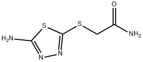 2-(5-AMINO-[1,3,4]THIADIAZOL-2-YLSULFANYL)-ACETAMIDE Struktur