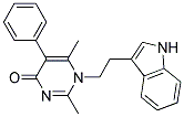 1-[2-(1H-INDOL-3-YL)ETHYL]-2,6-DIMETHYL-5-PHENYLPYRIMIDIN-4(1H)-ONE Struktur