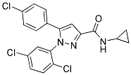 5-(4-CHLOROPHENYL)-N-CYCLOPROPYL-1-(2,5-DICHLOROPHENYL)-1H-PYRAZOLE-3-CARBOXAMIDE Struktur