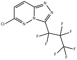 6-CHLORO-3-(1,1,2,2,3,3,3-HEPTAFLUOROPROPYL)[1,2,4]TRIAZOLO[4,3-B]PYRIDAZINE Struktur