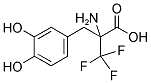 DL-2-(TRIFLUOROMETHYL)-3-(3',4'-DIHYDROXY-PHENYL)ALANINE Struktur